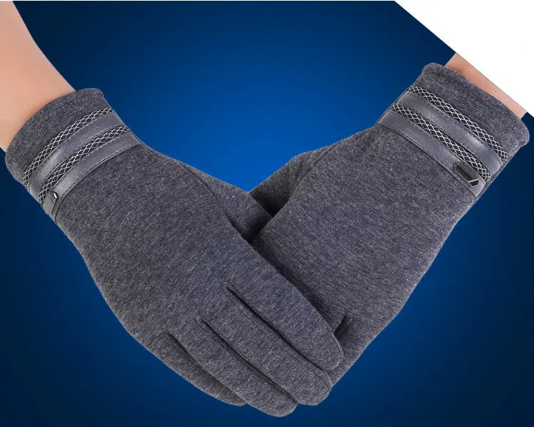 Роскошные кожаные мото Guantes PU лоскутные толстые перчатки мужские зимние перчатки мужские мотоциклетные теплые перчатки противоскользящие