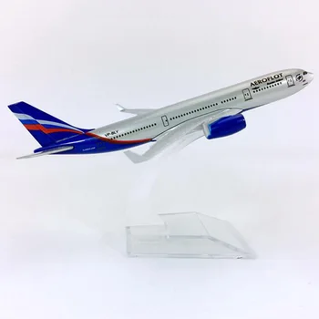 

16CM A330-200 model 1:400 Air RUSSIA airplane Airbus with base alloy aircraft plane collectible display toy model collection