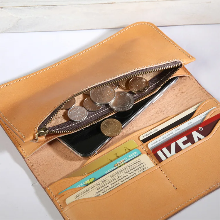 New Handmade Head Wallet Long Wallet Women's Hand Bag