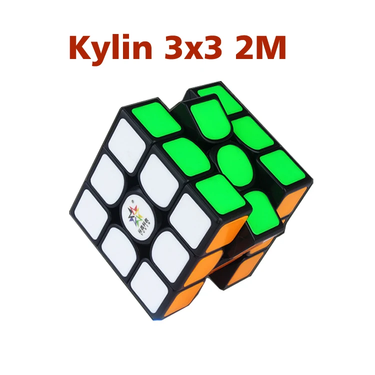 Магнитный кубик-пазл без наклеек Yuxin 3*3 Kylin 2 м идея для подарка на Рождество и день