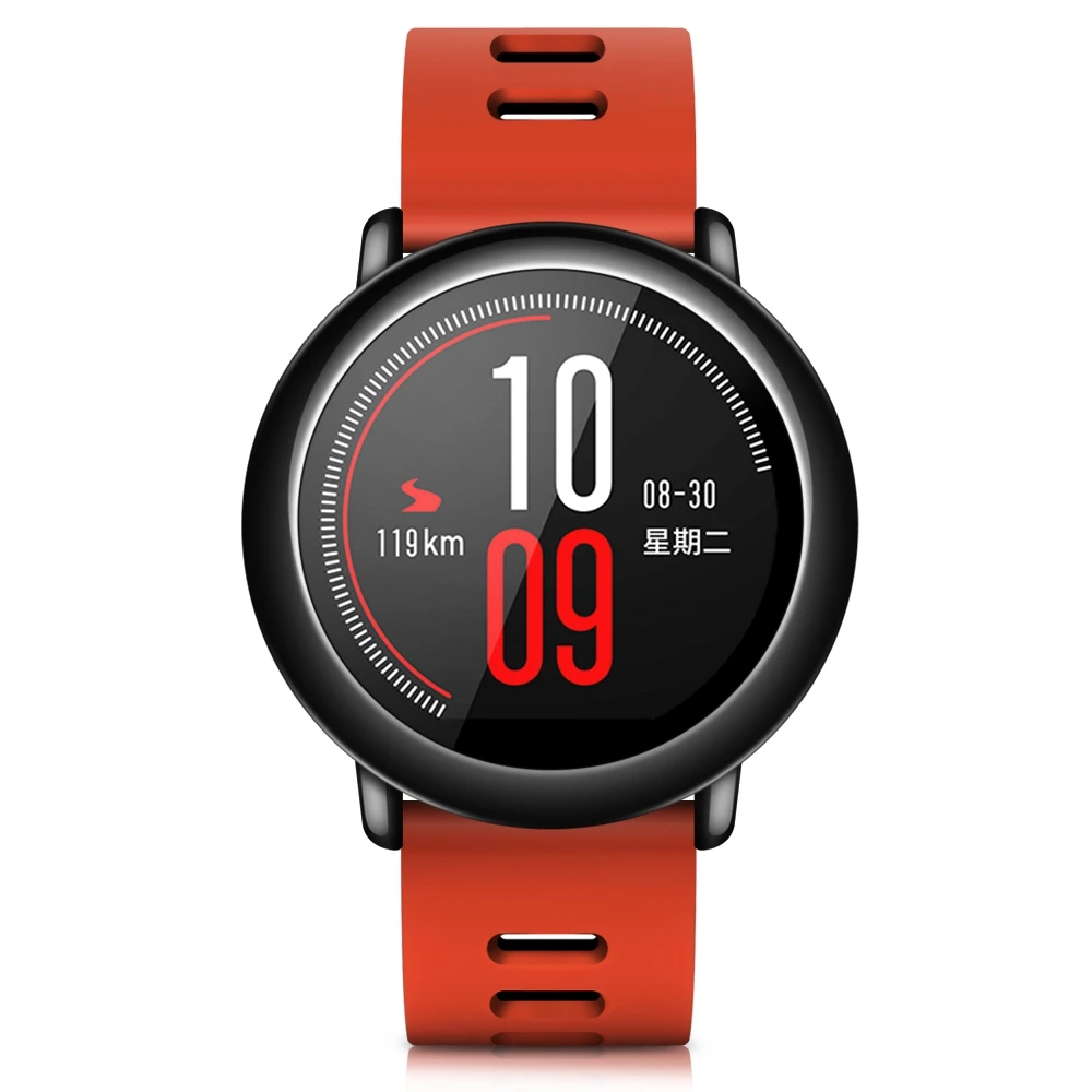 Xiaomi Huami Amazfit Pace умные часы Amazfit умные часы Bluetooth gps информация толчок пульса Интеллектуальный монитор - Цвет: red