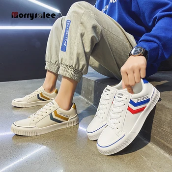 

Solid Breathable Canvas Basic Sneakers Men Shoes 2020 New Round Toe Solid Lace-up Casual Shoes Men Sneakers Flat Shoes