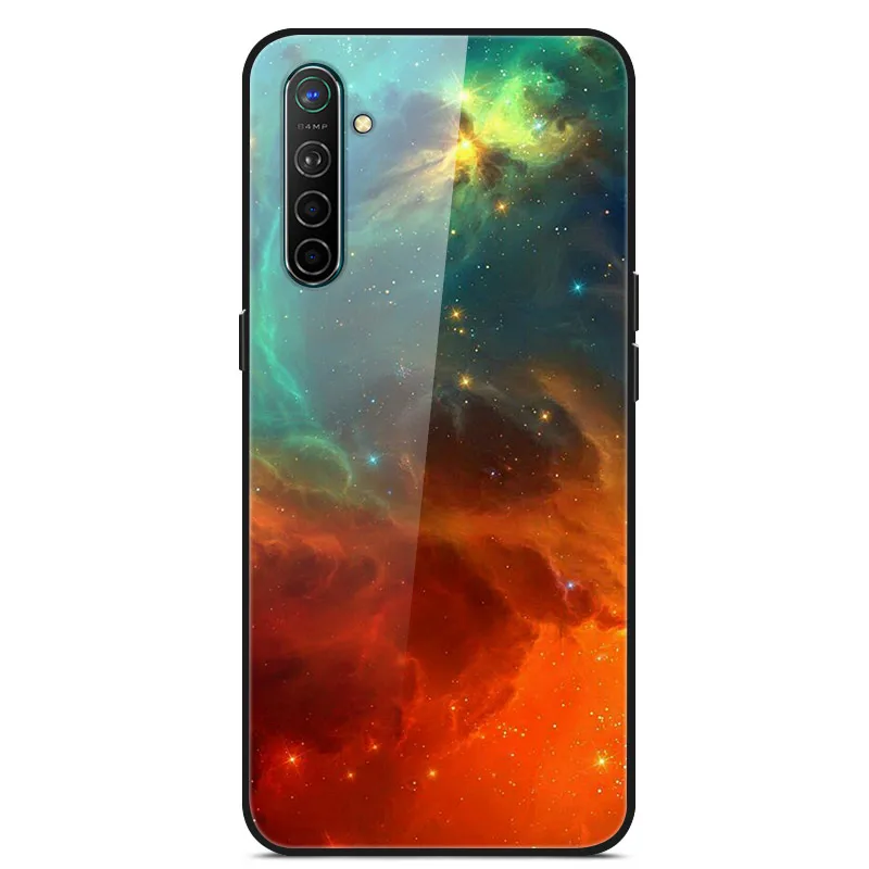 33 Чехол для OPPO Realme X2 XT, чехол из закаленного стекла, Жесткий Чехол для телефона, чехол для OPPO Realme XT Global X2, ТПУ бампер, чехол s RealmeX2 - Цвет: 33