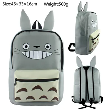 

Totoro-Shaped Backpack Totoro Schoolbag-Shaped Schoolbag Foreign Trade Student's Backpack My Neighbor Totoro New Kawaii Cartoon