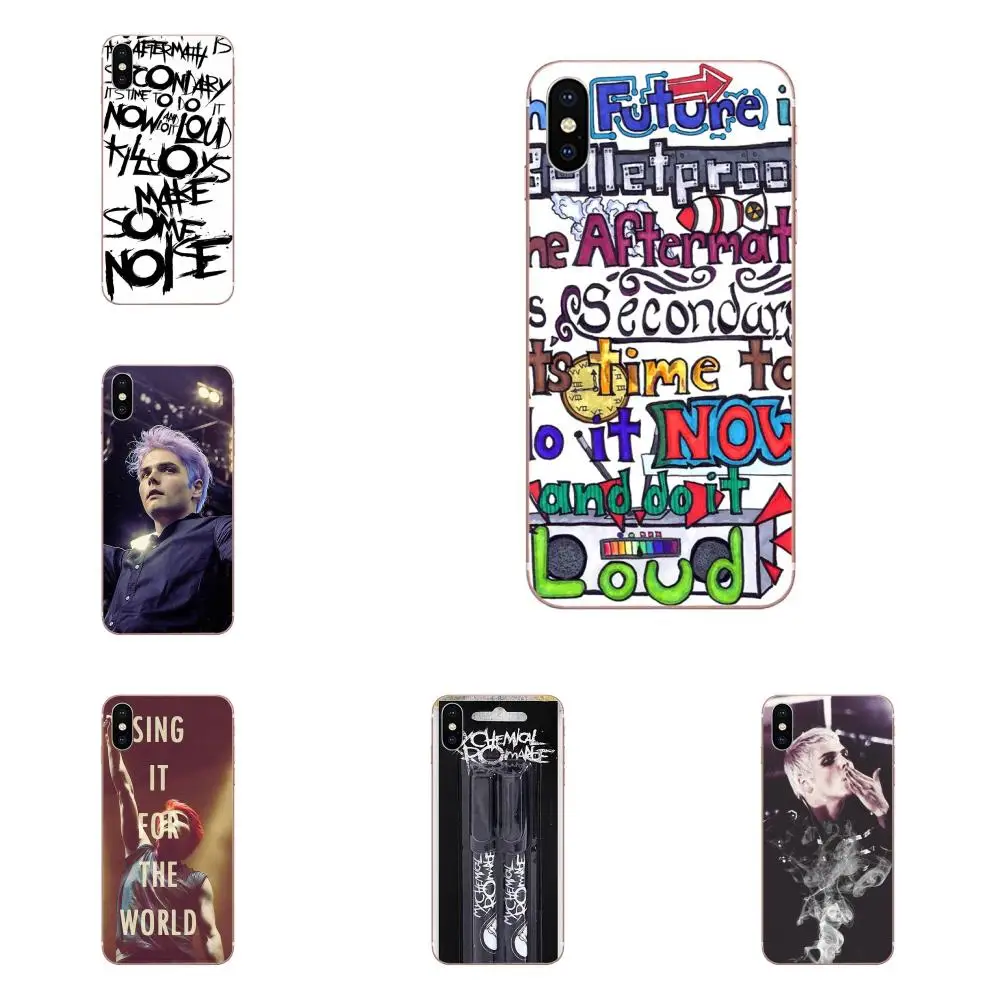 Soft TPU Case Cover For Sony Xperia Z Z1 Z2 Z3 Z3+ Z4 Compact Z5 Plus M2 M4 XA XA1 XZ Premium Gerard Way My Chemical Romance Mcr | Мобильные