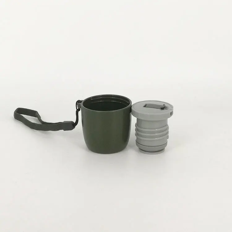 

500ml Flat Kettle Outdoor Sports Kettle Operational Patrols Pitcher Cup Set Inner Plug Accessories Company Allotment Kettle Plug