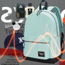 BAIDA модный рюкзак для женщин, рюкзаки для отдыха и путешествий, рюкзак для девочек-подростков, контрастный цвет, рюкзак для ноутбука, школьные сумки