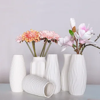 

Ceramic Vase Nordic Creative Home Decorations White Jewelry Crafts Flowers Desktop Decoration Jewelry European Style Vase