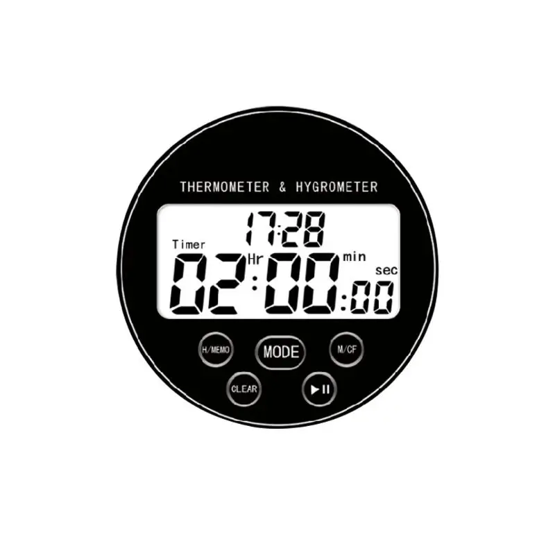 

Thermometer Hygrometer High Sensitivity LCD DisplayMonitor Timer for Home Office High Quality and Brand New