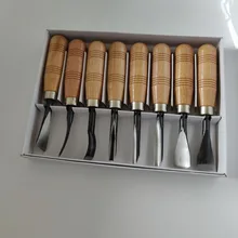 8 шт./компл. сухой резьба по дереву ручная инструменты чип деталь набор стамесок инструмент для ножей