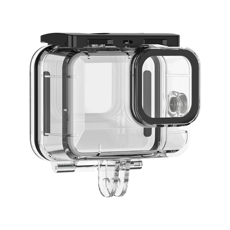 

50M Waterproof Protective Case Diving Housing Cover for Go-Pro Hero 9 Black