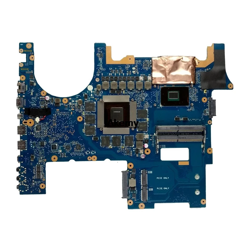  Akemy G752VSK Mianboard For ASUS G752VM G752VML G752VS G752VSK Motherboard 100% Work i7-7700HQ GTX 