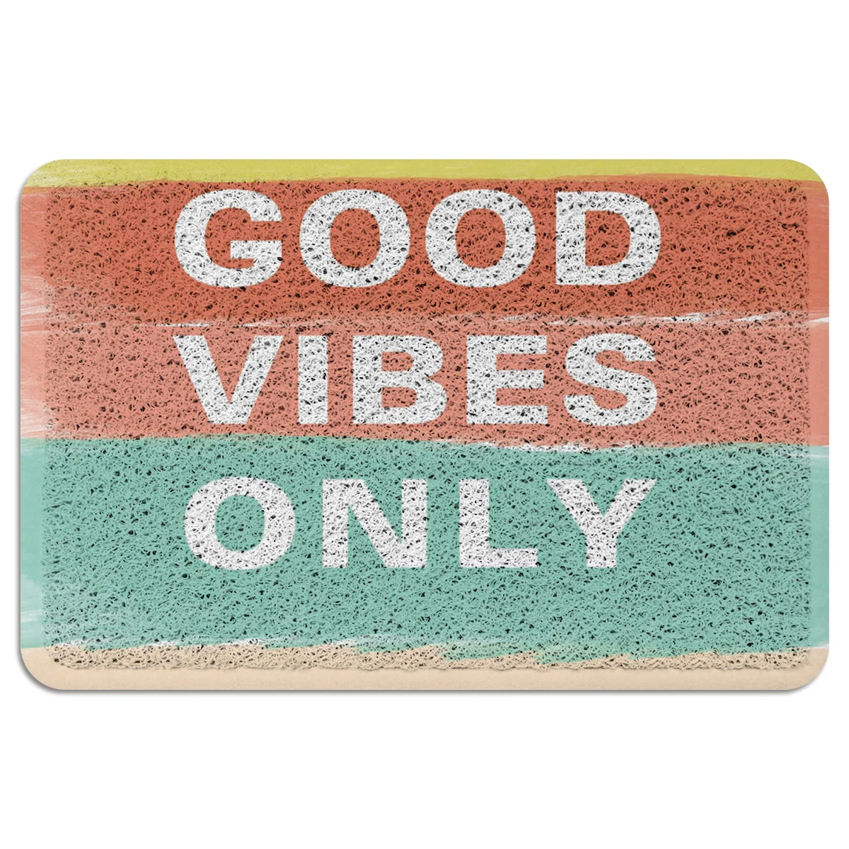 Good Vibes Only Colorful Outdoor Rugs For Patios Bath Shower Tub Outdoor Rugs For Patios Bath Shower Tub