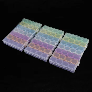 

9 Pieces Jewelery Box Storage Box Sorting Box Jewelry Box With 28 Compartments For Jewelry Organizer