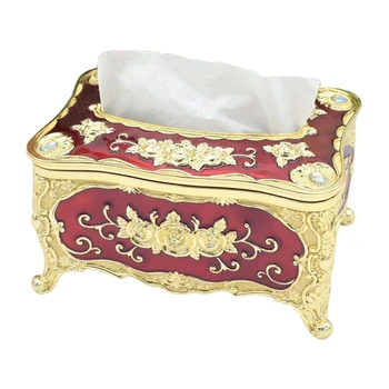 Skup Akrylowe Pudełko Na Chusteczki Uniwersalny Luksusowy Europejski Uchwyt Na Papier Stół Biurowy Akcesoria GXMA