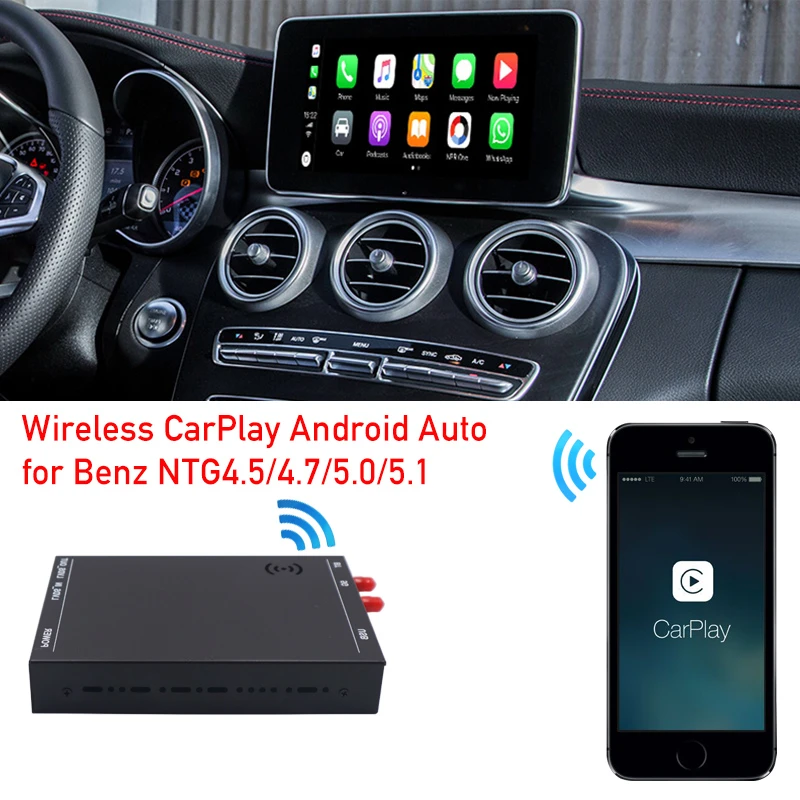 Auto Radio Upgrade Drahtlose Apple Carplay Interface Box Fur Mercedes C Klasse W205 Glc X253 Dvd Multimedia Android Auto Decoder Car Multimedia Player Aliexpress