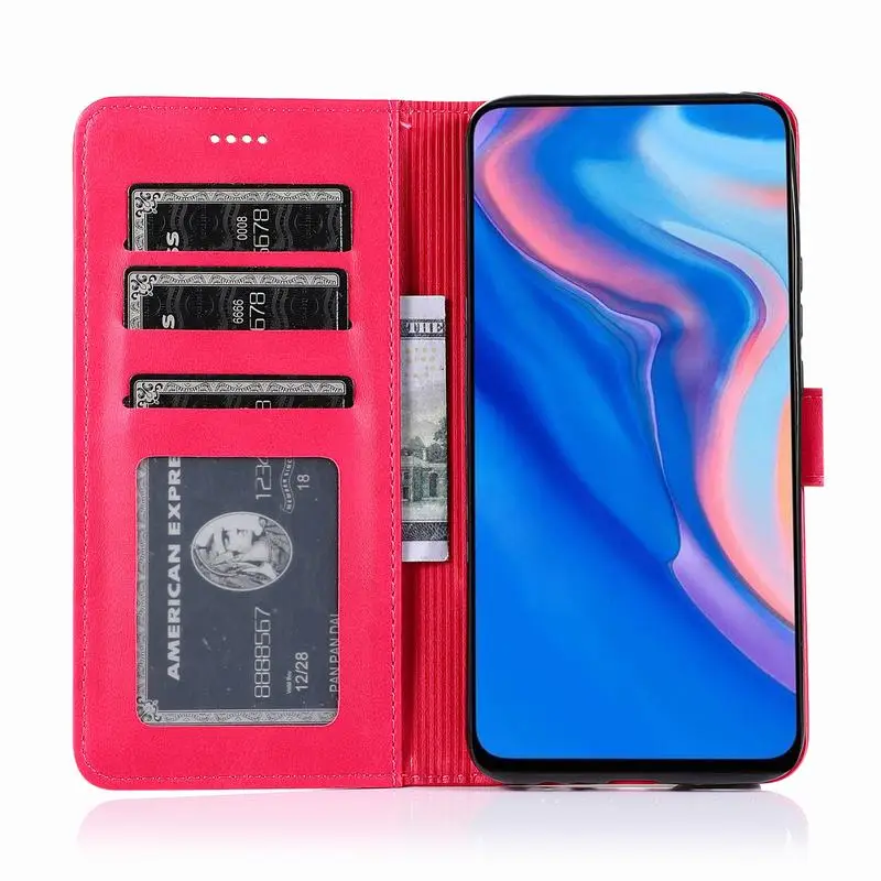 Чехол для huawei P Smart Z на Honor 9X, роскошный чехол с магнитной застежкой и откидной подставкой, кожаный чехол-кошелек для телефона huawei P Smart