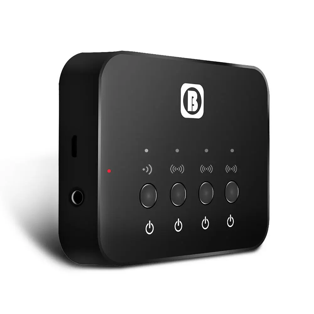 3 в 1 BW-107 портативный Bluetooth сплиттер аудио Быстрый передатчик многоточечный адаптер