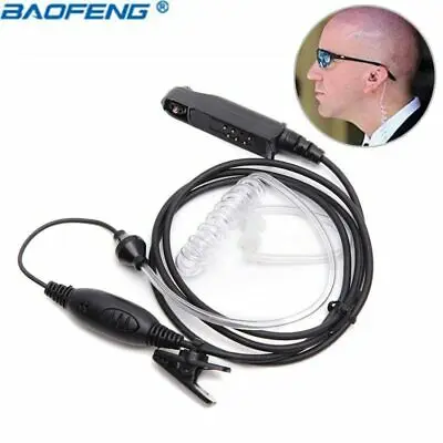 BAOFENG UV-9RPlus Водонепроницаемый тайное воздуха Акустическая трубка-наушник для A-58 UV-9R UV-9RPLUS UV-XS UV-XR GT-3WP наушник прозрачная труба - Цвет: Air Tube Earpiece