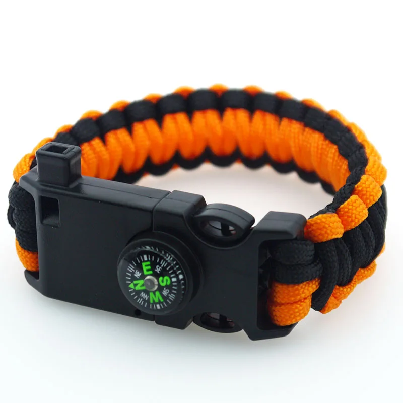 Multifunction Outdoor Tools Camping Climbing Fishing Gear Survival Bracelet Emergency 4mm Paracord images - 6