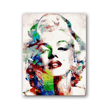 

DIY Frame Painting By Numbers Kit Beauty Lady Paint On Canvas Coloring By Numbers Calligraphy For Kid Unique Gift Home Decor