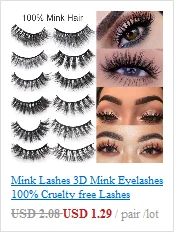 3pcs/set Magnetic eyelashes with Magnetic Eyeliner Eyelash applicator 3D natural false eyelashes Kit magnet false eye lashes