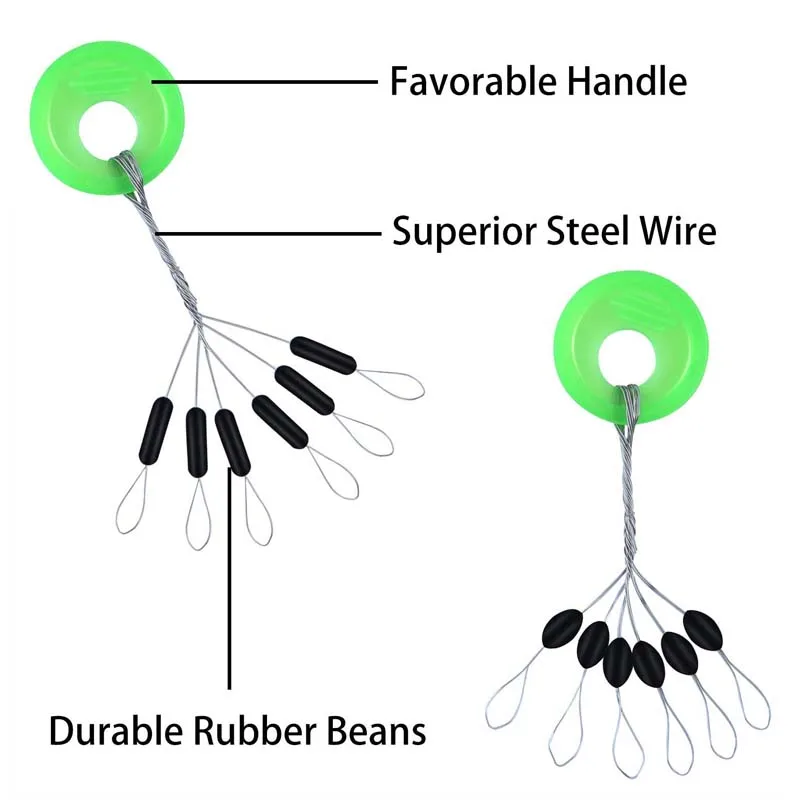 50 Группа 300 шт. рыболовные резиновые поплавок бусины пробки 6 в 1 поплавок грузило останавливает леску сопротивление рыболовное оборудование бобы