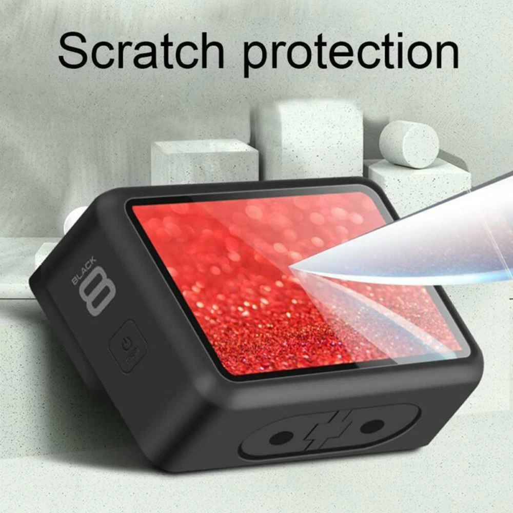 Защитная пленка для экрана для камеры Gopro 8 HD, аксессуары для камеры из закаленного стекла, новинка и высокое качество