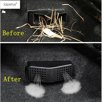 

Lapetus Accessories Fit For Toyota Corolla 2019 2020 Seat Below Heat Floor Air Conditioning Vent Outlet Grille Molding Cover Kit