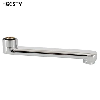 

Stainless Steel 18-40cm 3/4'' 1/2'' Bathtub Faucet Pipe Spout Faucet Outlet Pipe Bathroom Long Nose Outlet Shower Tap Accessory