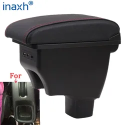 Reposabrazos para SUZUKI SX4, caja de almacenamiento con reposabrazos para SUZUKI SX4, piezas de reacondicionamiento, accesorios para coche, Interior, USB, LED