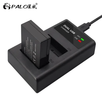 

PALO USB dual slots battery charger LP-E12 LP E12 LPE12 charger for Canon Camera LP-E12 LP E12 LPE12 battery