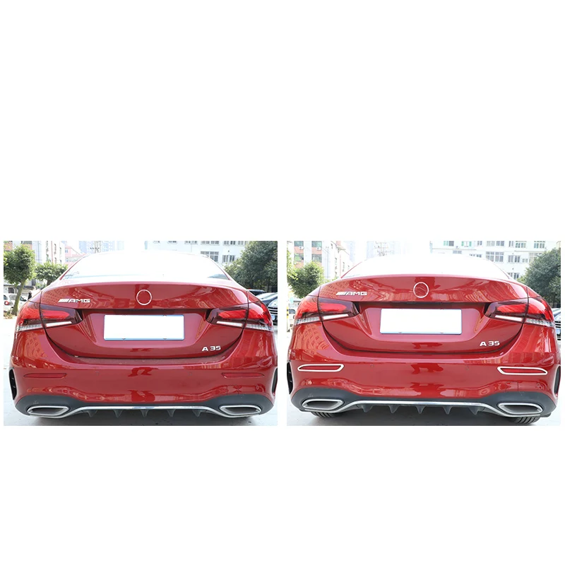 Lsrtw2017 для Mercedes Benz A Class A180 A200 Автомобильная задняя противотуманная рамка аксессуары для формовки