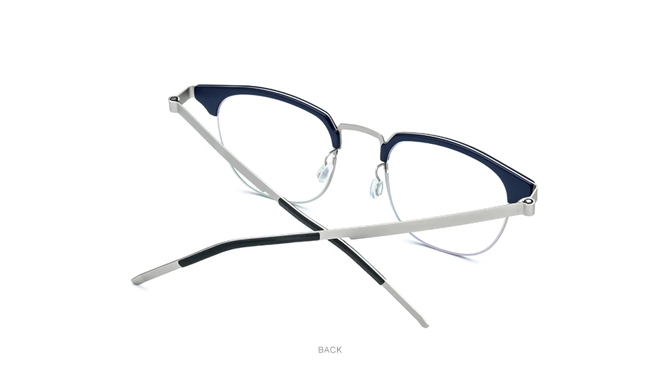 FONEX очки из ацетатного сплава для мужчин и женщин, винтажные круглые очки для близорукости, оправа для очков, корейские очки без винтов 98627