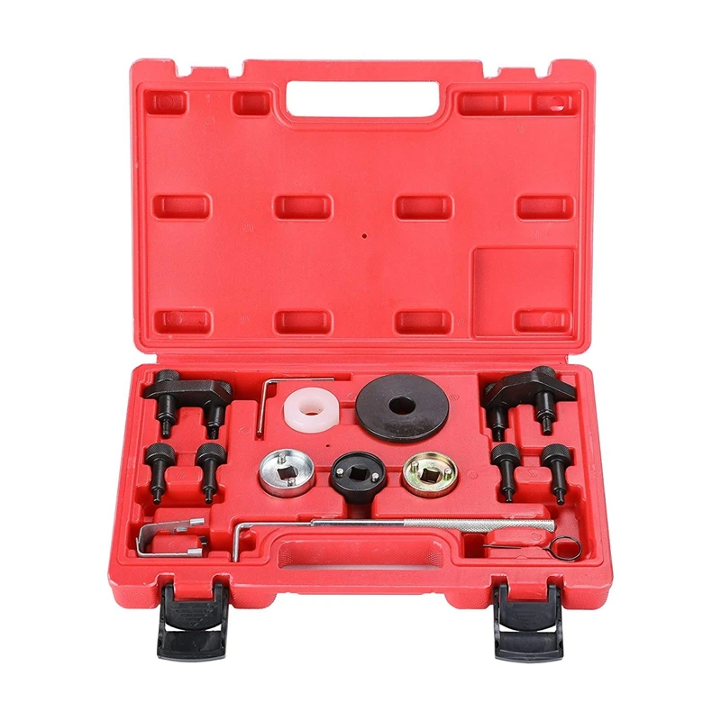 

Engine Camshaft Locking Alignment Timing Tool Kit For Audi Vw Skoda Vag 1.8 2.0 Tfsi Ea888 Sf0233 Red