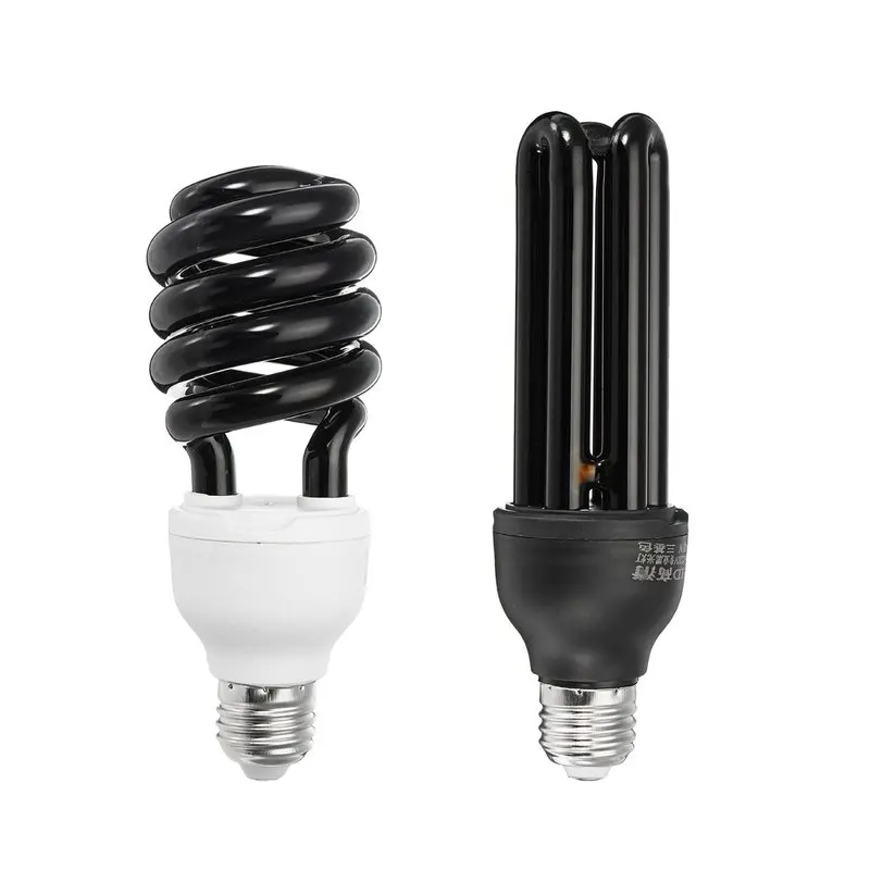 40 Вт ультрафиолетовая лампочка ультрафиолетовая флуоресцентная AC 110 V/220 V лампа спиральная Enegy экономия черная светло-фиолетовая лампа освещение черный