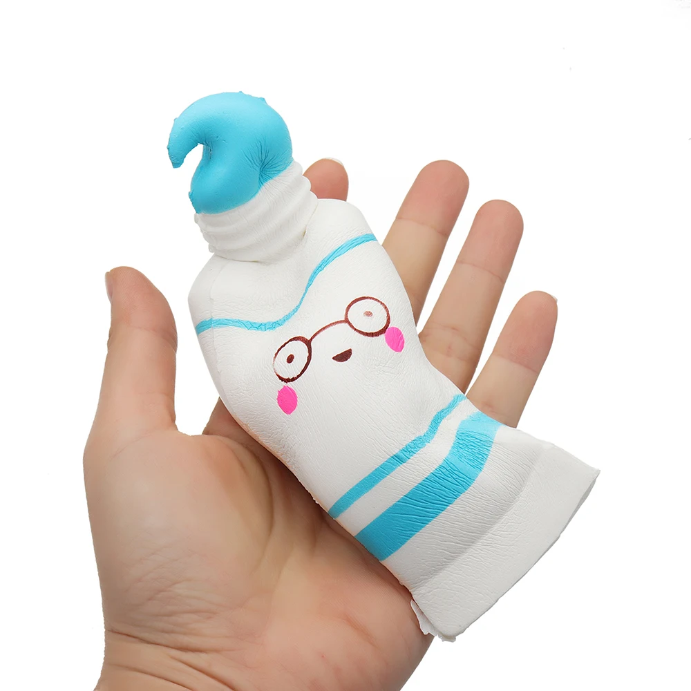 Мягкие Джамбо Kawaii милые очаровательные зубные пасты медленно поднимающиеся детские игрушки оригинальные высококлассные сжимающие давление снижающие игрушки