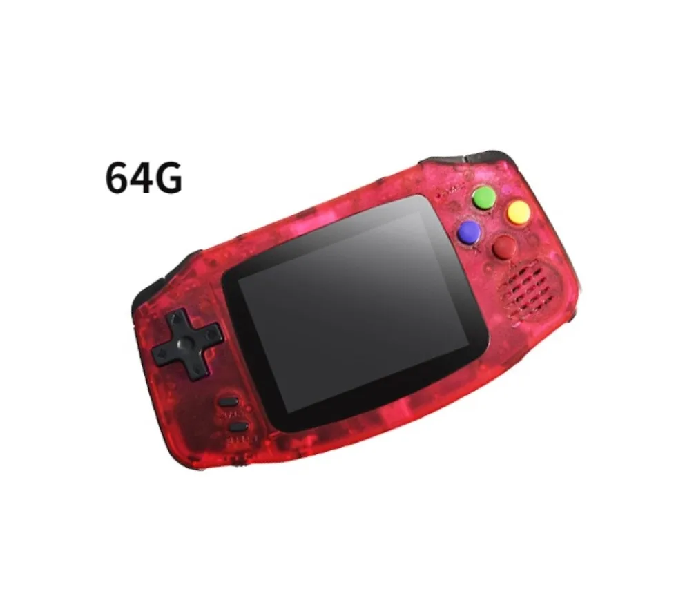 POWKIDDY A30 2.8 inch Mini Pocket Handheld Game Player Open Source 64GB 10000 Retro Video Games Console For PS1 Support Add ROM 