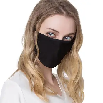 

5pcs/Lot Health Care Sun Mask Double Silk Knit Easy-to-Clean Thin Face Respirator Mask Cotton Dust Mask Anti Haze mouth Mask