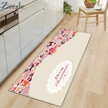 Zeegle фланелевый длинный коврик Рождественский Прихожая креативный коврик для ног домашний декоративный ковер не поглощение скольжения входной коврик