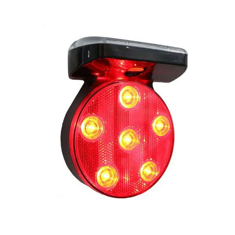 Магнит Тип 6LED Солнечный Предупреждение светильник для грузовика эффективным способом доставки, солнечный грузовик светильник с магнитом