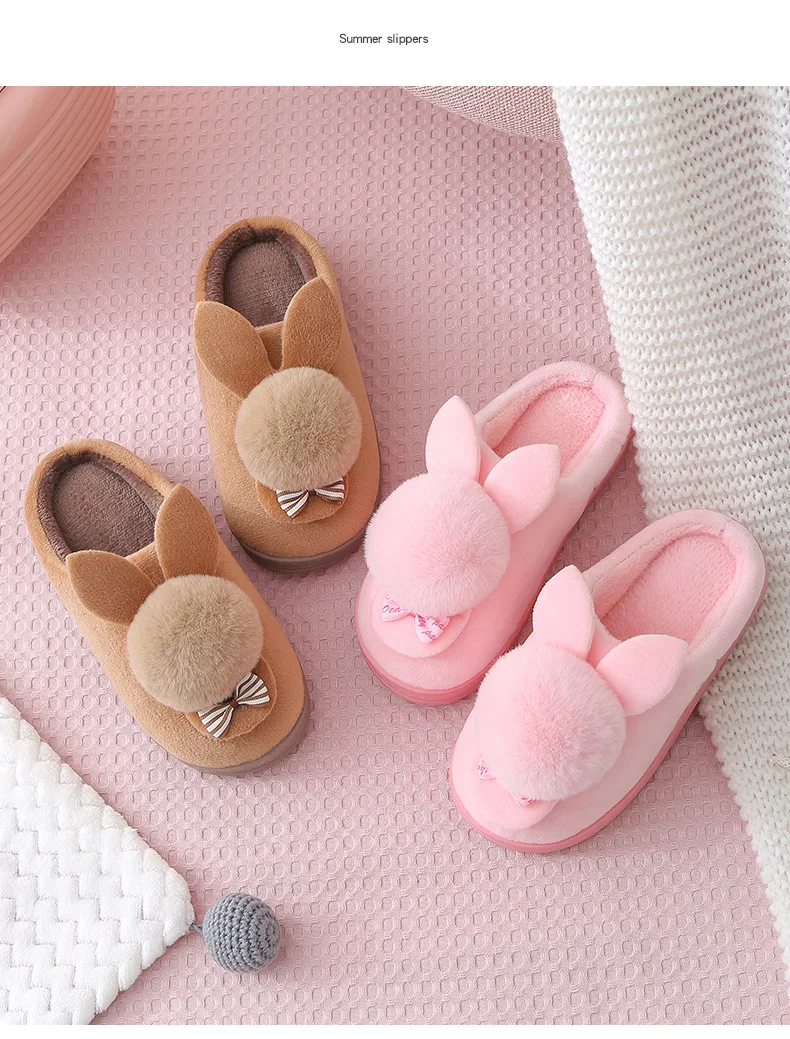 bedroom shoes for girls on Bamilong Children Winter Indoor Bedroom Slippers Warm Velvet Baby Fluffy Slides Girls Slippers Cartoon Girls Home Shoes Y435 Special Promo C39f7 Cicig