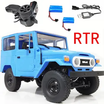 

Kuulee WPL C34 1/16 RTR 4WD 2.4G Buggy Crawler Off Road RC Car 2CH Vehicle Models With Head Light Plastic Double Battery