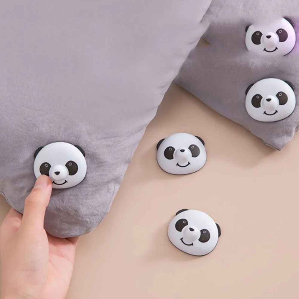 

8pcs Bed Sheet Clip Grippers Bed sheet Belt Fastener Mattress Cover Blankets Holder FastenersNon-slip Panda Clip Gripper