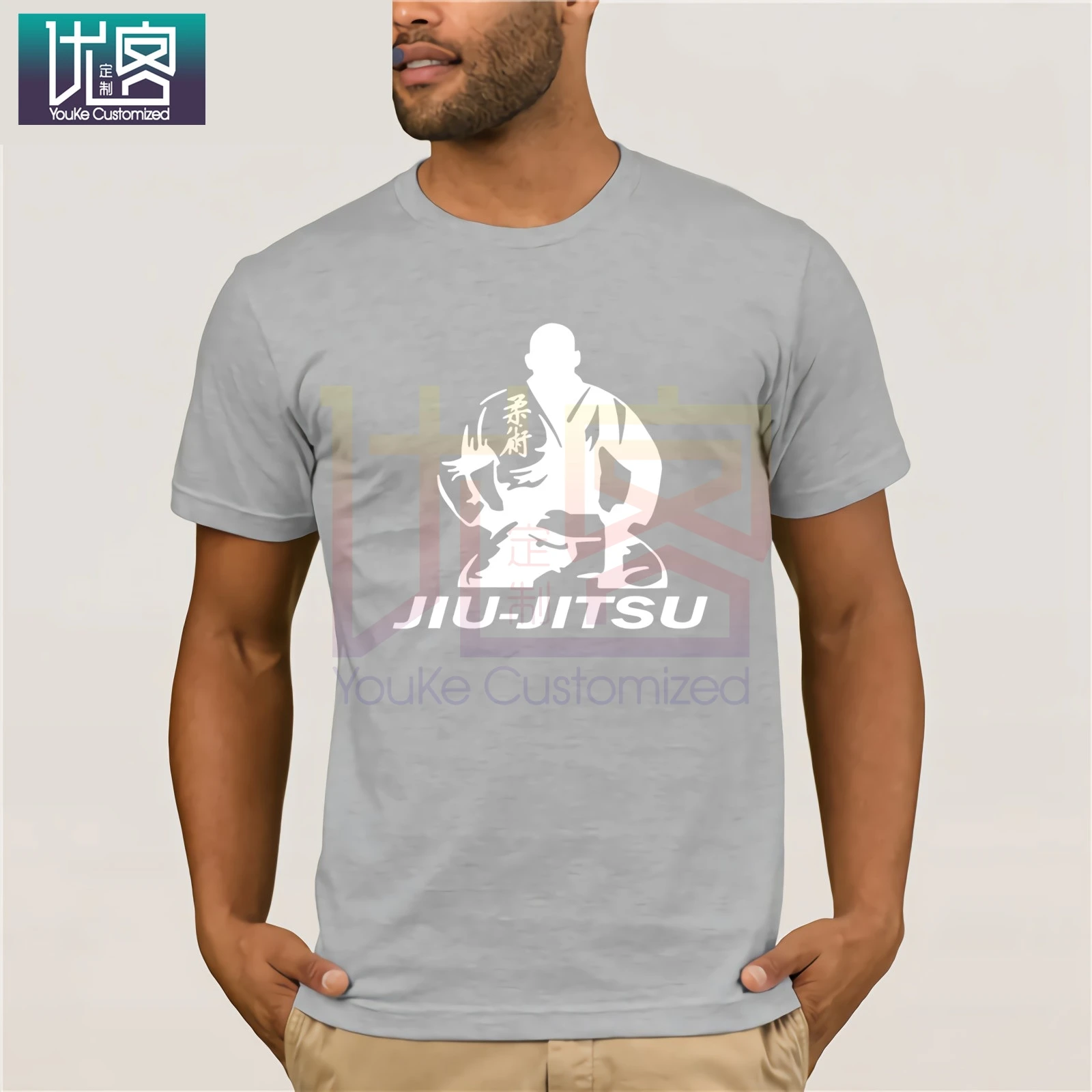 Мужская компрессионная рубашка GILDAN Gracie мужская длинная футболка с джиу джитсу