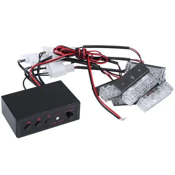 

Yellow 18 LED Amber Strobe Dash Flashing Warning Light For Car Truck Vehicle 12V