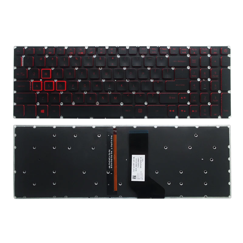 Новая английская клавиатура с подсветкой для Acer Nitro 5 AN515 AN515-51 AN515-52 AN515-53 AN515-41 AN515-42