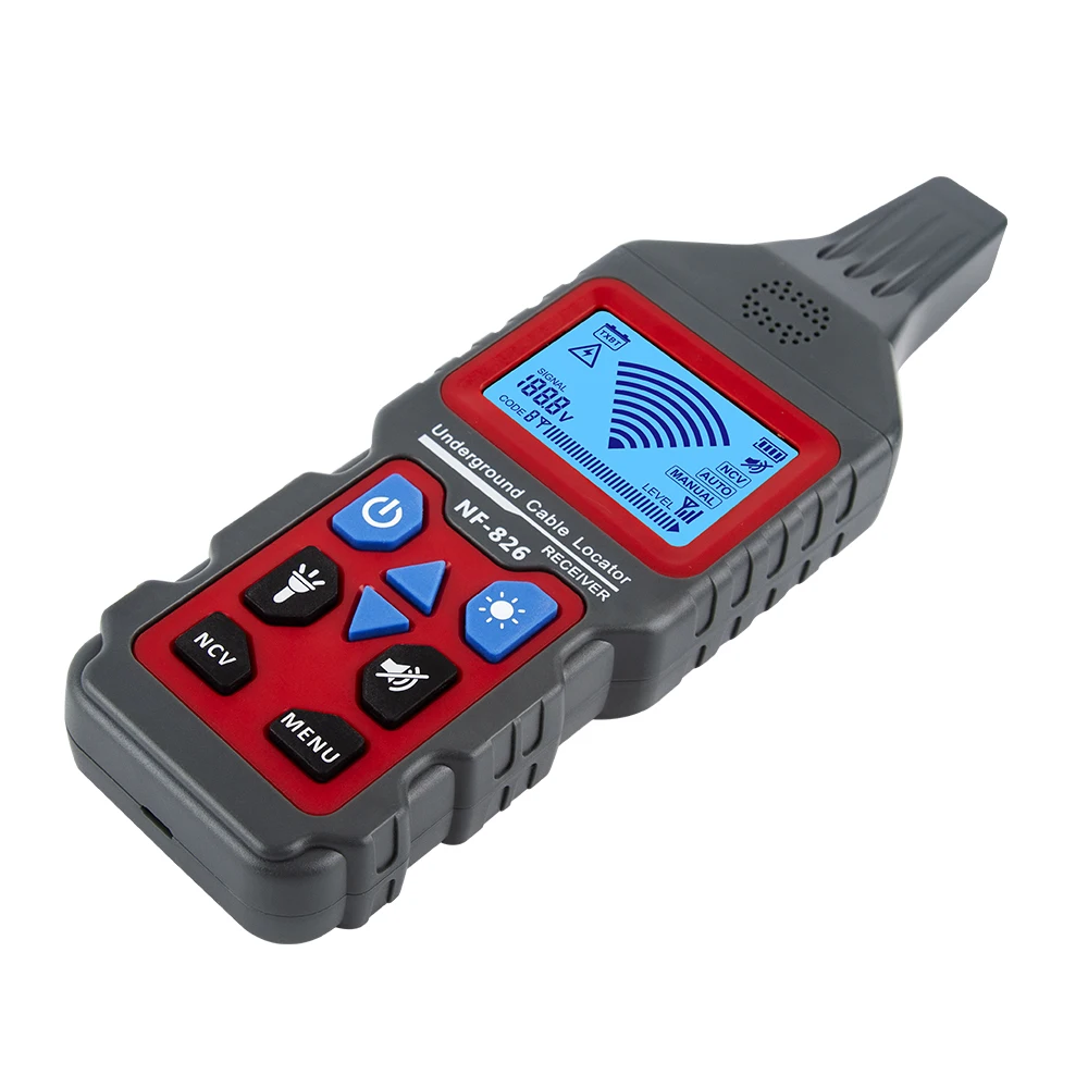 Noyafa-NF-826 Telefone portátil Cable Locator, Wire Tracker, Metro Pipe Detector, Finder Cabo Profissional