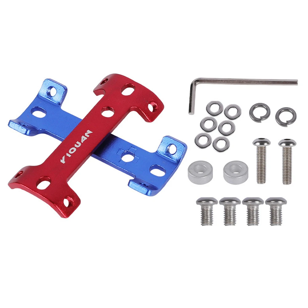 MTB Double Head Bicycle Bottle Cage Extension Rack Aluminum Alloy Mountain Bike Frame Water Cup Kettle Holder Extender Frame bicycle water bottle cage bicycle expansion bracket