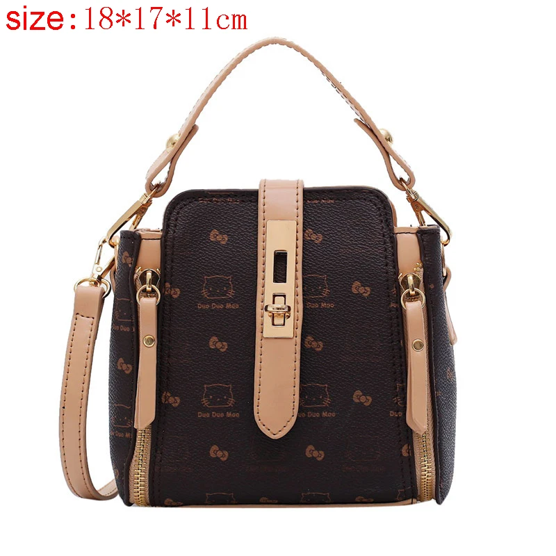 handbag7 Роскошная Брендовая женская поясная сумка высокого качества из искусственной кожи сумка с нагрудным ремнем женские сумки через плечо с мультяшным принтом поясная сумка - Цвет: handbag7